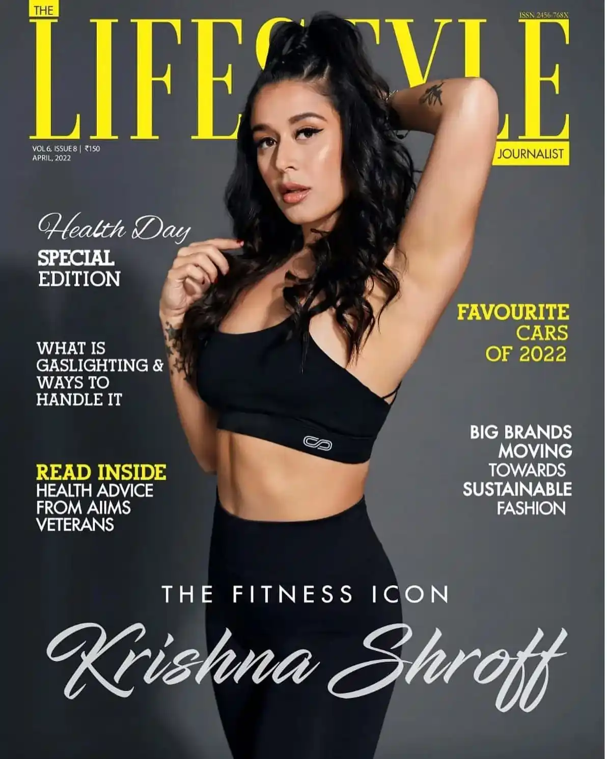 Krishna Shroff April lifestyle magazine edition